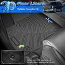 Palisade Floor Mats - Car Mats for 2026 Hyundai Palisade Hybrid 7 Seats(Not for Gas), All Weather Full Set Floor Mats Cargo Liner with Backrest Mat and Door Sill Guards for Palisade Accessories