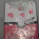 Collectible Trading Card Albums,4 Pocket Card Binder, 400 Double Sided Pocket PU Premium Zip Trading Collection Binder with 50 Removable Sleeves, Card Folder for TCG, Sports Cards (Pink White)