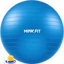 Yoga Ball, Anti-Slip Stability Exercise Ball for Pilates, Extra Thick Birthing Ball for Pregnancy, Fitness, Gym Ball for Core Workouts, Balance, and Physical Therapy