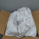 Andency White Comforter Queen Size, 3 Pieces Ruffle Shabby Chic Farmhouse Queen Comforter Sets, All Season Lightweight Fluffy Room Decor Bed Set for Girls Women Teens Gift Choice