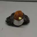 Potaroma Cat Toys Rechargeable Flapping Bird Sparrow, Lifelike Chirp Tweet, Touch Activated Kitten Toy Interactive Cat Exercise Toys for All Breeds Cat Kicker Catnip Toys 4.0 Inches