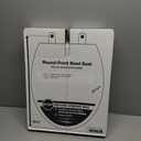Mayfair Cassel Slow Close Toilet Seat, Easy Clean, Non Slip Premium Wood Seat, Easy Install, Made in USA, Round, White