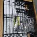 Ulif E13C Heavy Duty Closet Organizer SystemFreestanding Clothing Racks for Hanging ClothesAdjustable Garment Rack 63" W x 16" D x 77" H Hold 960 lbsBlack Clothing Rack with Black Dustproof Cover