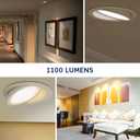 Leviton 6 in. Round Adjustable Slim Downlight, 1100 Lumens, 5 CCT Color Selectable 2700K-5000K, Dimmable, DAR60-S1W