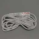 16/3 Indoor Extension Cord 12 FT, White Extension Cord Flexible & Durable, 3 Prong Power Cable, Suitable for Home and Office, 13 Amp 1625 Watt 125VAC 16AWG, ETL Listed