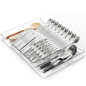 Yieach Large Capacity Spoon and Fork Organizer Container 344