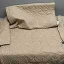 Ameritex Waterproof Nonslip Recliner Cover Stay in Place, Dog Chair Cover Furniture Protector, Ideal Recliner Slipcovers for Pets and Kids (23", Beige) (23", Beige)