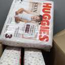 Huggies Size 3 Diapers, Skin Essentials Baby Diapers, Size 3 (16-28 lbs), 168 Count (3 Packs of 56)
