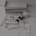 danpinera Storage Cart on Wheels, 3 Tier Slim Laundry with Wheels Bathroom Organizer with Hanging Cups Hooks Dividers Handle Mobile Rolling Art Cart for Bathroom Kitchen Narrow Places, White