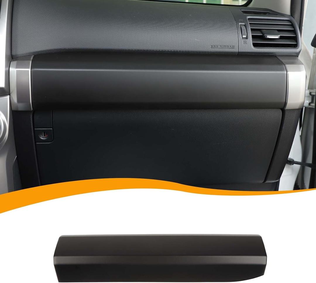 Co-Pilot Passenger Panel Trim Interior Passenger Dash Trim Cover Compatible with Toyota 4runner 2010-2023, Matte Black