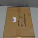 9x12 Picture Frame, Silver Brushed Thin Metal Aluminum Photo Frame with HD Glass, Fit 6x8 with Mat or 9 x 12 without Mat, for Table and Wall, 1 Pack