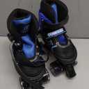 Kids Roller Skates for Ages Girls and Boys, 4 Size Adjustable Rainbow Girls Skates with Light Up Wheels, Toddler Roller Skates for Boys, Beginner Kids Skates Indoor Outdoor Size Small