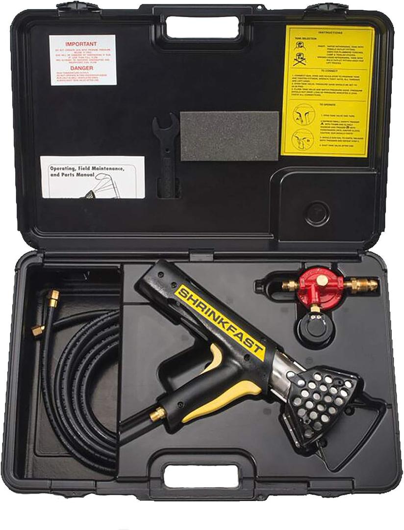 Dr. Shrink SHRINKFAST 200 (998) Heat Gun Tool, Black, Yellow