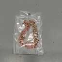 LEIFIDE Dog Chain Collar Diamond Link Puppy Collar 12 mm Wide Dog Necklace Metal Cat Chain Pet Crystal Necklace Jewelry Accessories for Small Medium Large Pet(8 Inch,Rose Gold, Pink)