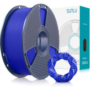 SUNLU 3D Printer Filament PLA Plus 1.75mm, SUNLU Neatly Wound PLA Filament 1.75mm PRO, PLA+ Filament for Most FDM 3D Printer, Dimensional Accuracy +/- 0.02 mm, 1 kg Spool(2.2lbs), Klein Blue