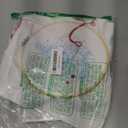 Santune 4 pcs Christmas Embroidery kit with Patterns Instructions Needlepoint Cross Stitch Kits for Beginners Adult,4 Embroidery,2 Hoops,Colored Threads Scissors and Needles,Merry Christmas