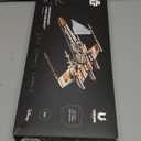 Ugears Luke Skywalker's X-Wing Starfighter 3D Wooden Puzzle, 455-Parts, 10.2-Inch