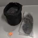 Advanced Memory Foam Neck Travel Pillow, Neck Pillow Airplane with Eye Mask & Ear Plugs, Designed for The Comfort of Travel & Office, Travel Pillow for Plane, Car, Home, Work, Dark Grey