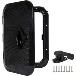 Marine Deck Access Hatch 10.63"14.76" White/Black Rectangle Boat Hatch & Lid, Boat Deck Hatch Lids