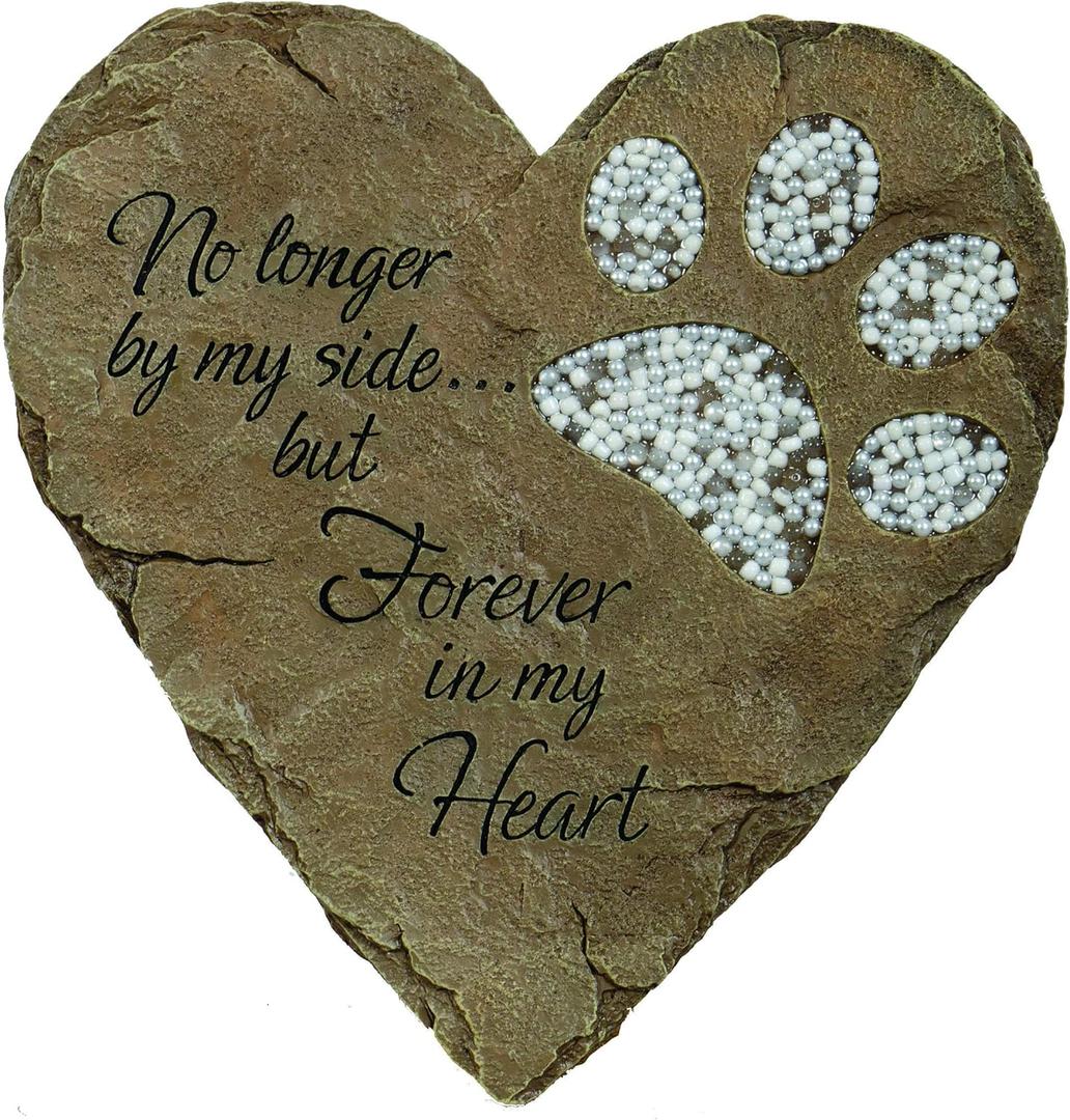 Carson 98843 Pet Memorial Garden Stone, White