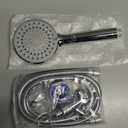 FASDUNT Shower Head with Handheld, High Pressure Handheld Shower Head with 80" Extra Long Stainless Steel Hose & Adjustable Bracket, Showerhead with ON/OFF Switch for Pets Bath (Premium Chrome)