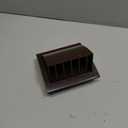 4 Inch Brown Plastic Dryer Vent Cover with Backdraft Damper Exterior Wall Exhaust Hood Grille with Non-Return Protective Flap Outside Air Vent Cover for Dryer, Bathroom & HVAC