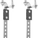2 Pcs Heavy Duty Exhaust Hangers, Flexible Swivel Muffler Hanger Tail Pipe Hanger, Universal Exhaust Tailpipe Bracket for Most Car Truck Exhaust Systems, Fits 1-1/2" - 2.5" Pipe