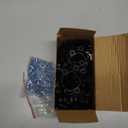 60 Pcs Mount Compatible with 100 ft Govee Pro H706 H806 Permanent Outdoor Lights Brackets with Screws for Soffit, Clip Replace Glue (Black)