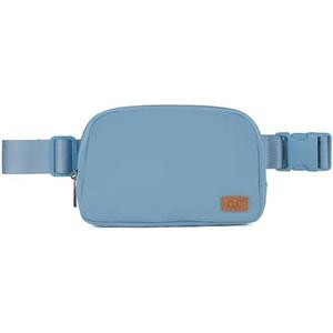C.C Belt Bag Fanny Pack Crossbody Bags Fashion Waist Packs with Adjustable Strap Gifts for Women (BG-4253) (Steel Blue)