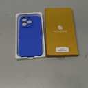 Miracase Designed for iPhone 14 Pro Case with Screen Protector, [Upgraded Camera Protection], Shockproof Liquid Silicone Rubber Phone Case Cover for 14 Pro 6.1 inch, Mediterranean Blue