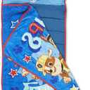 Paw Patrol We're a Team Nap-Mat Set Quilted Nap Mat with Built-in Pillow and Plush Blanket Portable Nap Mat for Daycare, Preschool, Sleepovers & Travel for Boys or Girls Ages 3+