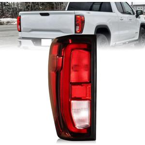 Boine Tail Light Compatible With 2019 2020 2021 2022 2023 2024 GMC Sierra 1500 2500HD 3500HD Left Driver Side Rear Brake Light (Halogen Type - Left Driver Side)