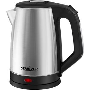 Stariver 2.5L Large Electric Kettle, BPA Free Stainless Steel Water Heater, Fast Boil Electric Tea Kettle, Water Boiler with Auto Shut-Off & Boil-Dry Protection for Family (10-12 Cups)