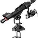 Fishing Rod Holder for Bank Fishing, Fishing Pole Holders for Ground Beach , Bank Fishing Rod Rack Stand, 360 Degree Adjustable Rod Holder
