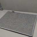 MINIDEAR Bathroom Rugs 24x17 Dark Gray - Thick Memory Foam Bath Mat, Ultra Soft & Plush Fluffy, Non-Slip, Quick Dry, Absorbent Washable Floor Microfiber Mat for Tub, Home Decor Accessories