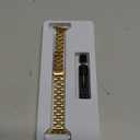 WFEAGL Slim Metal Watch Band Compatible with Apple Watch 38mm 40mm 41mm 42mm(Series 10), Dressy Stainless Steel Strap for Women iWatch Bands Series10/9/8/7/6/5/4/3/2/1/SE (Gold)