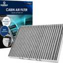Premium Cabin Air Filter with Activated Carbon,Replacement for CF11663, Fit for Buick Enclave 08-17, Chevrolet Traverse 09-17, GMC Acadia 07-16, Saturn Outlook 07-10.