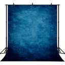 DePhoto Retro Art Blue Portrait Backdrop Graduation Background Video Photography Vinyl Seamless Photo Studio Prop 10x10ft