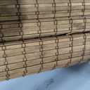 UNISHADES Cordless Bamboo Roman Shades for Windows, Blinds Size (35.5" W 64" H) Colour (Highfield Teak)
