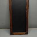 42x18 inch Large Chalk Board Sign, Free Standing Easel Chalkboard Signs, and 40 Piece Set Large Letter Stencils for Menu Board