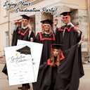 2 x Ketsord 20 Grad Party Invitation Cards With Envelopes - Graduation Celebration - Class Of 2025 Double Sided Fill In Style Graduation Invites, Party Favor & Supplies - A05
