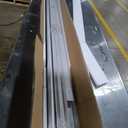 DIYHD 48X96 Accordion Door for Tall Openings, White Double Layer PVC Folding Interior Door with Track Kit, Space-Saving Closet Door, No Floor Track, Dual-Sided Handle & Latch, Easy Install