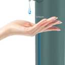 Automatic Soap Dispenser Touchless, Modern, Kitchen & Bathroom, Hands-Free, Adjustable Volume, Long Battery Life, Compatible with Thick & Thin Soap, Easy for Toddlers, Clog-Free, Green