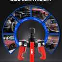 Orion Motor Tech Harmonic Balancer Puller Kit, Adjustable 3-Jaw Puller Set for Removing Harmonic Dampers & Balancers, 3-Jaw Pulley Puller Set Compatible with Chevy GM Chrysler Cadillac Ford More, Red