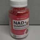 NAD Gummies for Women Men-1200mg Liposomal NAD+Resveratrol Supplement,Nicotinamide Riboside,Quercetin for Anti-Aging,Cell Activation,DNA Repair,Strawberry Flavor,90 Count, BB Date: 07/25/2027