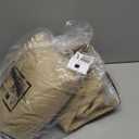 Custom Accessories® Front Seat Covers Airbag Compatible 2-Piece Midnight Plush Seat Covers for Cars, Trucks, and SUVs - Comfortable, Durable Vegan Leather Seat Covers Fits Adjustable Headrests -(Tan)