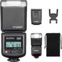 Godox TT520III TT520 III Camera Flash, Universal Hot Shoe Flash, GN33 Manual Flash with RT-16 Wireless Transmitter, Compatible for Canon Nikon Sony Pentax Olympus Fuji Panasonic Camera with Hot Shoe