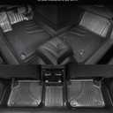 Carbon Fiber Pattern Floor Mats Fit for Porsche Cayenne 2011-2018