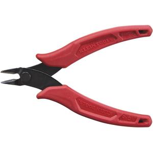 Klein Tools D275-5 Diagonal Flush Cutters, Made in USA, Micro Wire & Compact Zip Tie Cutter, Ultra-Slim Precision Flush Cutter for Work in Confined Areas, 5-Inch
