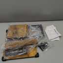 LASZOLA Indoor 3 Tier Table Top Corner Plant Stand, Heavy Duty Wood and Metal Succulents Shelf, Vertical Countertop Planter Display Rack Organizer for Office Kitchen, Desk Accessories, Rustic Brown